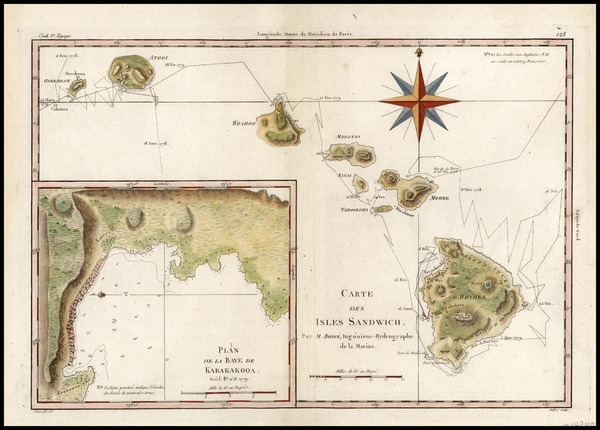 18-Hawaii, Australia & Oceania and Hawaii Map By Rigobert Bonne