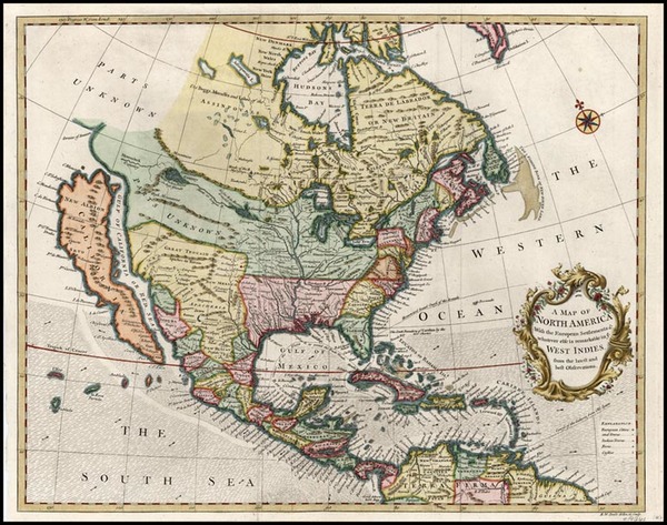 22-North America Map By Richard William Seale
