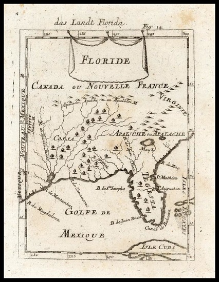 89-South and Southeast Map By Alain Manesson Mallet