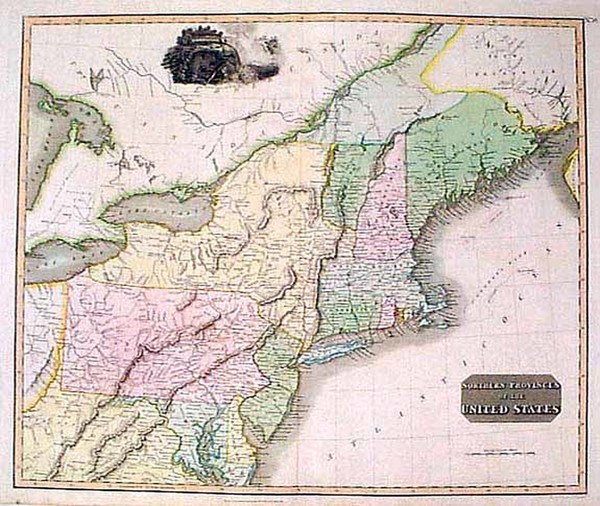 88-New England, Mid-Atlantic and Southeast Map By John Thomson