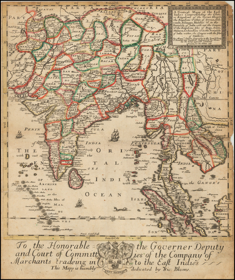 34-Asia, India, Southeast Asia and Central Asia & Caucasus Map By Richard Blome