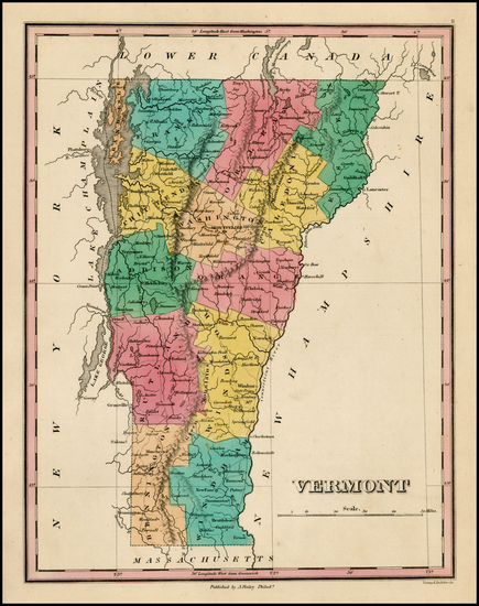 18-New England Map By Anthony Finley