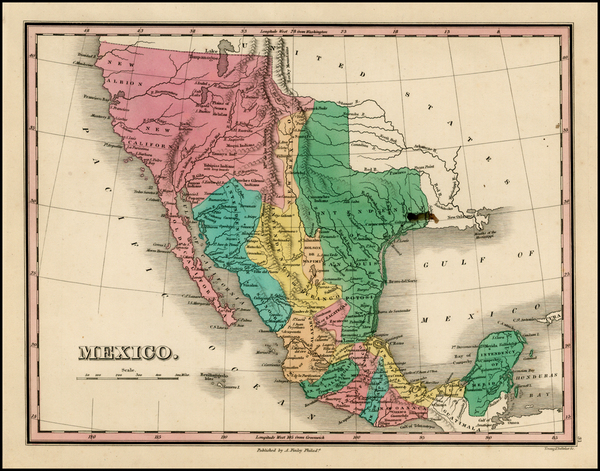 77-Texas, Southwest, Rocky Mountains and California Map By Anthony Finley