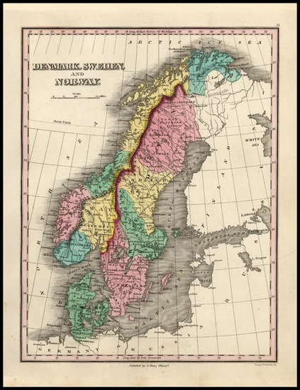 93-Europe and Scandinavia Map By Anthony Finley