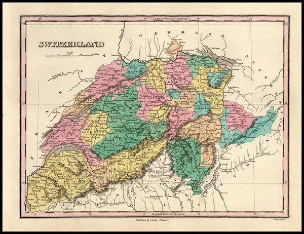 64-Europe and Switzerland Map By Anthony Finley