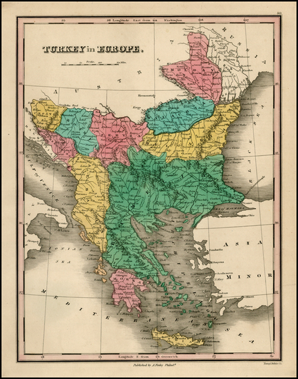 15-Europe, Balkans, Turkey, Balearic Islands and Greece Map By Anthony Finley