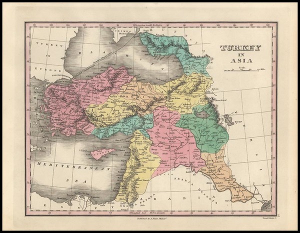 34-Europe, Turkey, Asia, Holy Land, Turkey & Asia Minor and Balearic Islands Map By Anthony Fi