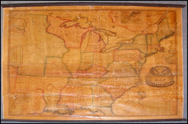 79-United States, South America and America Map By Robinson