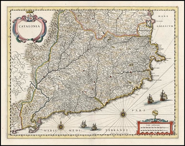 78-Europe and Spain Map By Willem Janszoon Blaeu