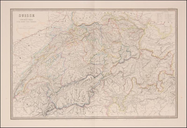 94-Europe and Switzerland Map By J. Andriveau-Goujon