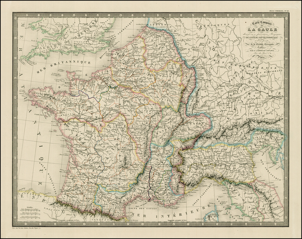 63-Europe and France Map By J. Andriveau-Goujon