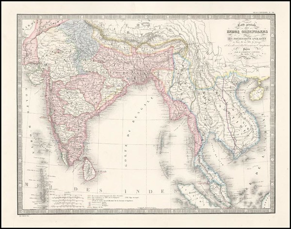 11-Asia, India, Southeast Asia and Central Asia & Caucasus Map By J. Andriveau-Goujon