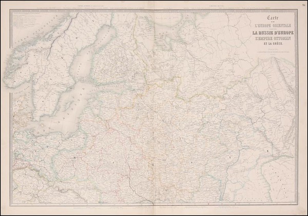 95-Europe, Poland, Russia, Baltic Countries and Scandinavia Map By J. Andriveau-Goujon