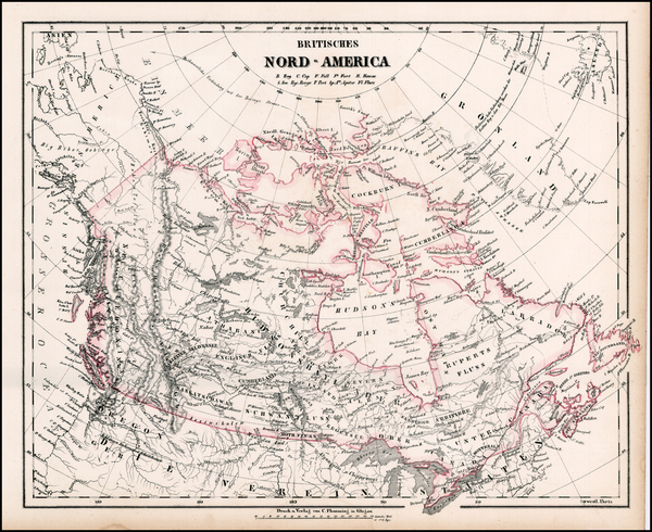 65-Alaska and Canada Map By Carl Flemming