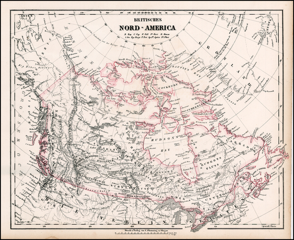 87-Alaska and Canada Map By Carl Flemming