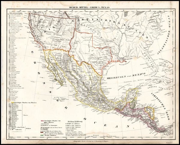 52-Texas, Southwest, Rocky Mountains and California Map By Carl Flemming