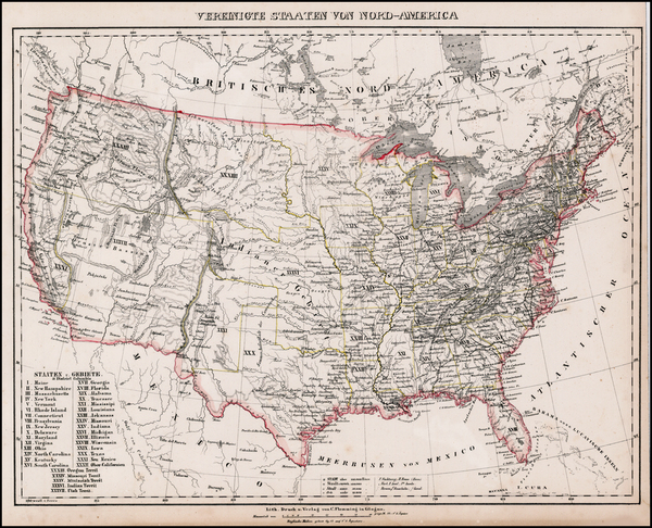 6-United States Map By Carl Flemming