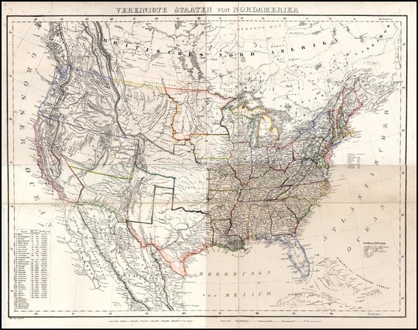 91-United States Map By Carl Flemming