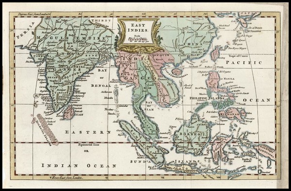 27-Asia, China, India, Southeast Asia and Philippines Map By Thomas Jefferys