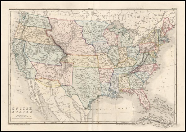 91-United States Map By Edward Weller