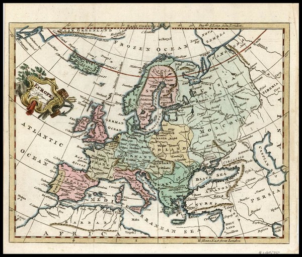 19-Europe and Europe Map By Thomas Jefferys