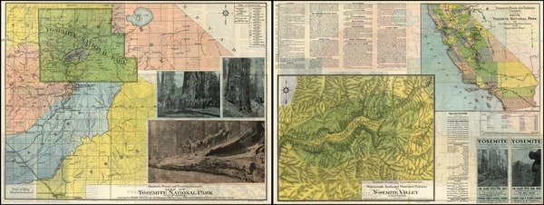 25-California Map By Julius C. Henkenius / Sunset Press