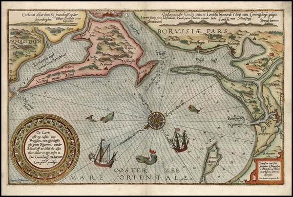 21-Europe, Baltic Countries and Germany Map By Lucas Janszoon Waghenaer