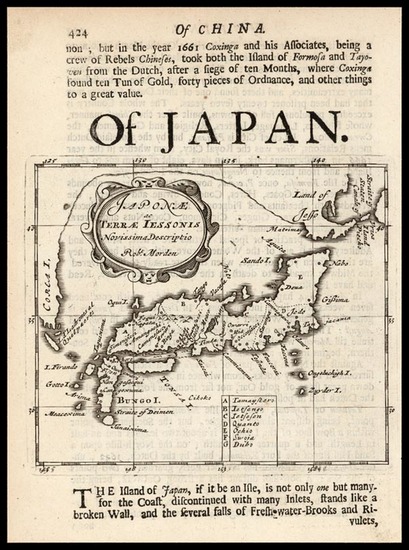60-Japan Map By Robert Morden