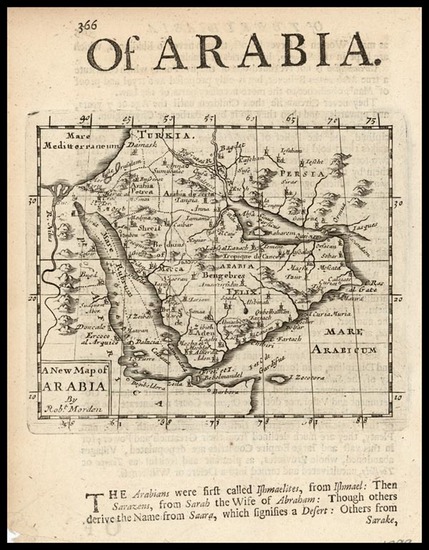 29-Asia and Middle East Map By Robert Morden