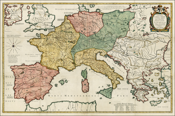 96-Europe, Europe, Italy, Turkey and Mediterranean Map By Petrus Bertius