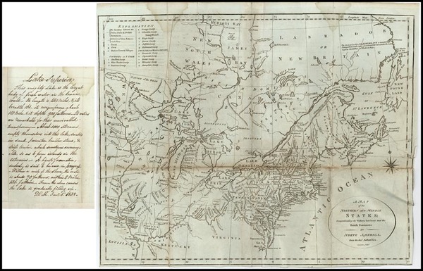 39-United States, Midwest and Canada Map By John Stockdale / Jedidiah Morse