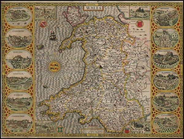 10-Europe and British Isles Map By John Speed