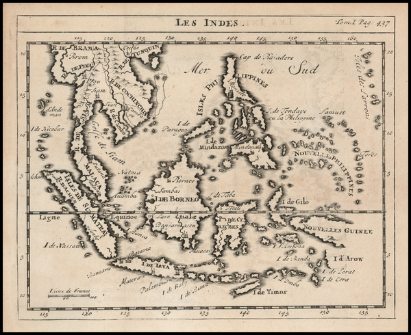 41-Southeast Asia and Philippines Map By Sanson fils