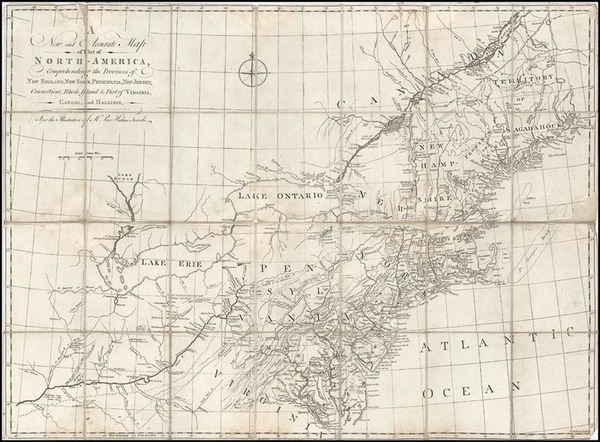 78-New England, Mid-Atlantic and Midwest Map By John Gibson