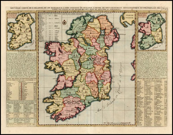 25-Ireland Map By Henri Chatelain