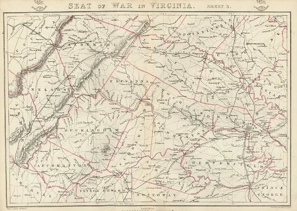 35-Mid-Atlantic and Southeast Map By Edward Weller / Weekly Dispatch