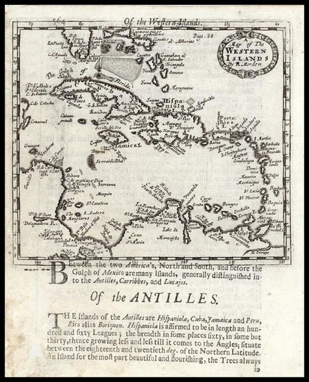 41-Southeast and Caribbean Map By Robert Morden