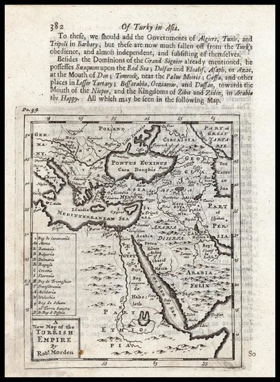 51-Europe, Turkey, Mediterranean, Asia, Middle East and Turkey & Asia Minor Map By Robert Mord