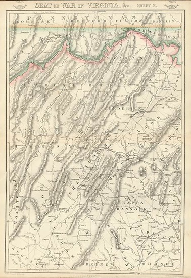 92-Mid-Atlantic and Southeast Map By Edward Weller / Weekly Dispatch