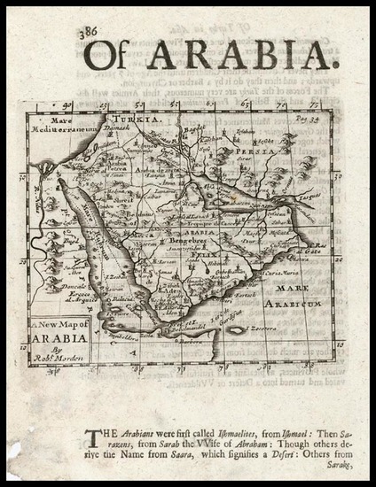 41-Asia and Middle East Map By Robert Morden