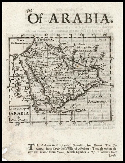 17-Asia and Middle East Map By Robert Morden