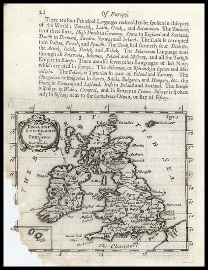 80-British Isles Map By Robert Morden