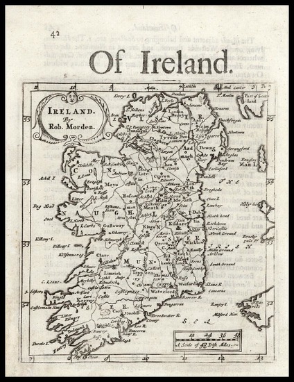 37-Ireland Map By Robert Morden