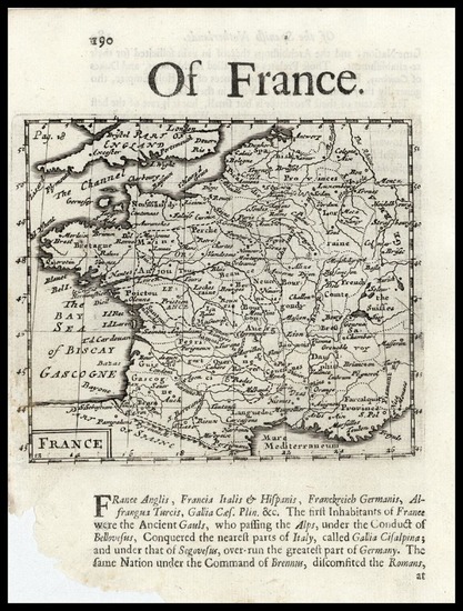 33-France Map By Robert Morden
