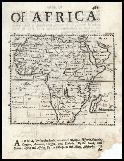 1-Africa and Africa Map By Robert Morden