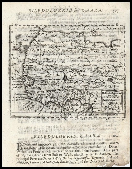 23-Africa, North Africa and West Africa Map By Robert Morden