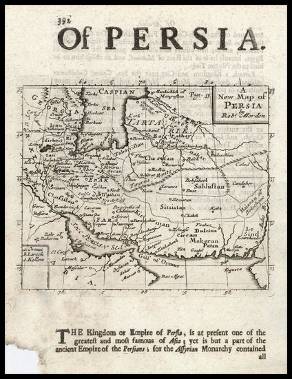 29-Asia, Central Asia & Caucasus and Middle East Map By Robert Morden