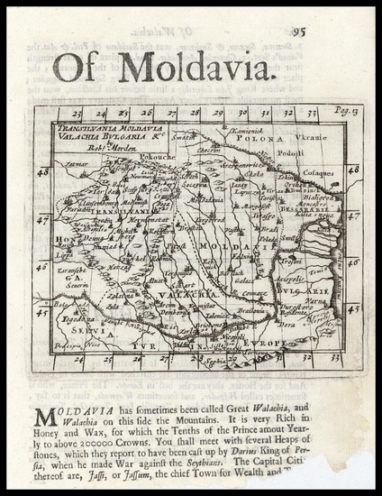 41-Europe, Russia, Romania and Balkans Map By Robert Morden