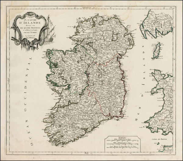 18-Ireland Map By Giovanni Antonio Remondini