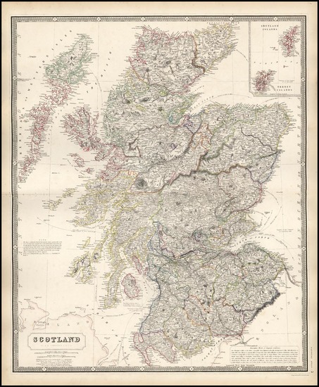 51-Europe and British Isles Map By Alexander Keith Johnston